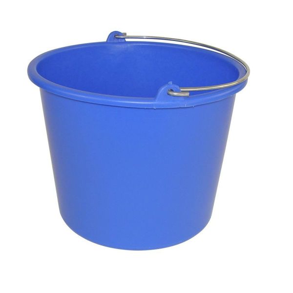 Bouwemmer blauw 12 liter